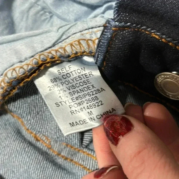 Saints and Hearts High Rise Straight Leg Jean - Picture 4 of 4